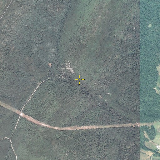 Aerial/Satellite Image of Daves Gap, PA
