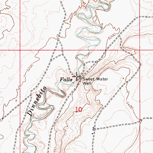 Topographic Map of Sweet Water Well, AZ
