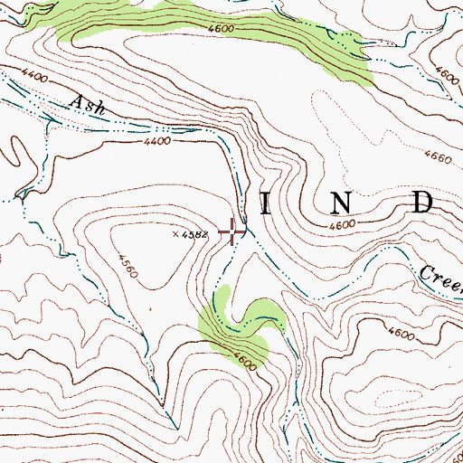 Topographic Map of Sweetmeat Draw, AZ