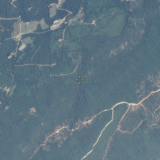 Aerial/Satellite Image of Huff Gap, AL