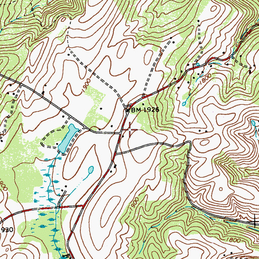 Topographic Map of Maurer School, PA