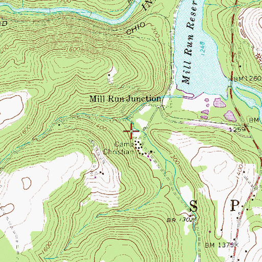 Topographic Map of Killarney Park, PA