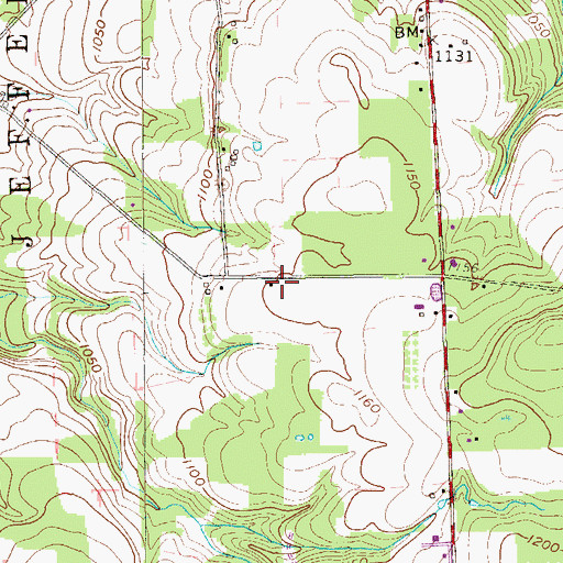 Topographic Map of McCullough School, PA