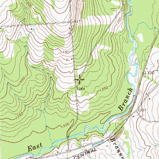 Topographic Map of Oil Creek Chapel, PA