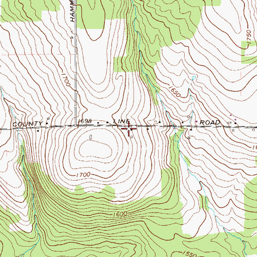 Topographic Map of Harper Hill Church, PA