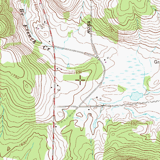 Topographic Map of Summit School (historical), PA