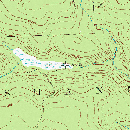 Topographic Map of Gifford Dam, PA