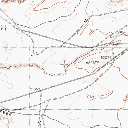 Topographic Map of Sweetwater Wash, AZ
