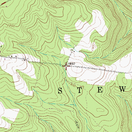 Topographic Map of Bryner School (historical), PA