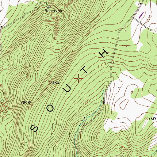 Topographic Map of State Game Lands Number 225, PA