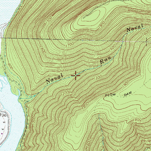 Topographic Map of Naval Trail, PA