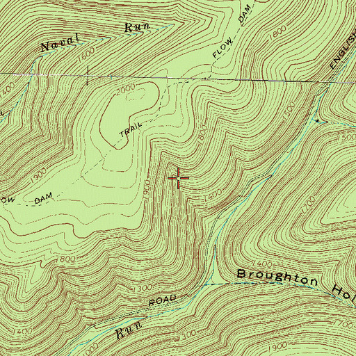 Topographic Map of Eagle Trail, PA