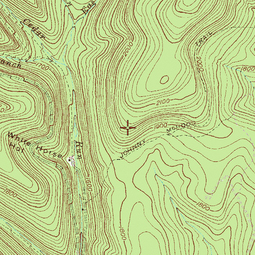 Topographic Map of Water Tank Trail, PA