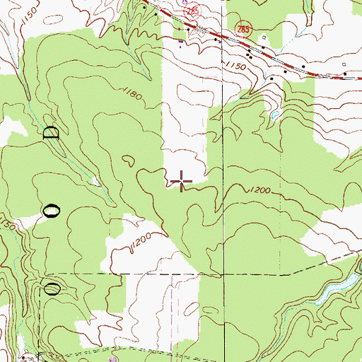 Topographic Map of Brooks School (historical), PA