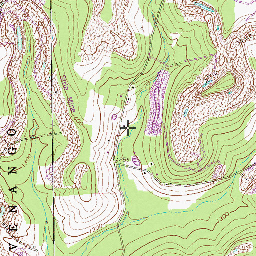 Topographic Map of Rock School, PA