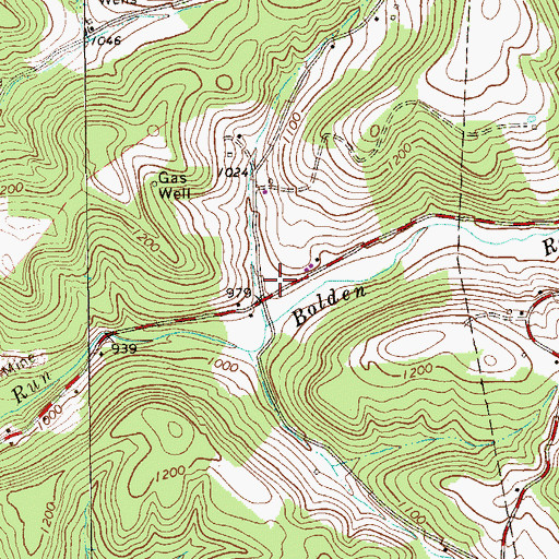 Topographic Map of Cunningham School (historical), PA
