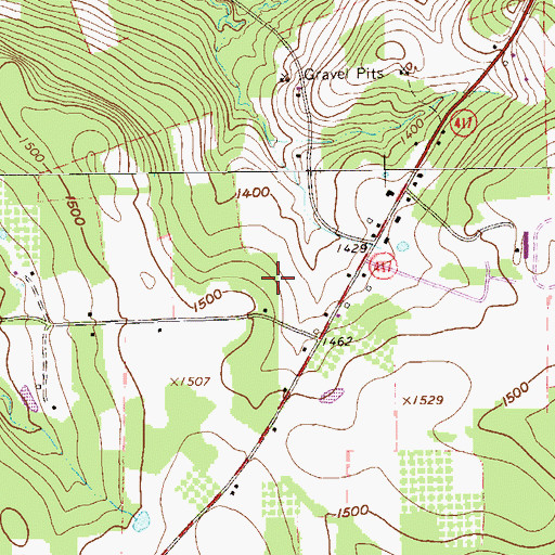 Topographic Map of Speer Public Golf Course, PA