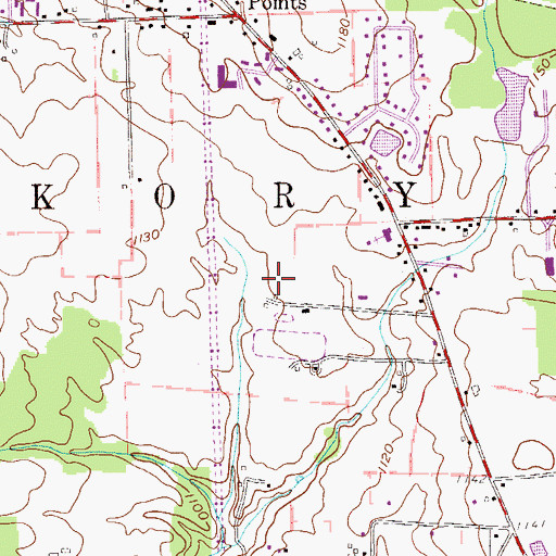 Topographic Map of Oakland Station (historical), PA