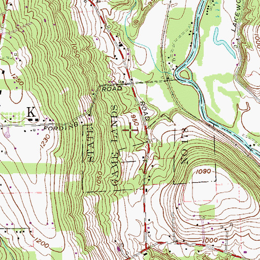 Topographic Map of State Game Lands Number 178, PA