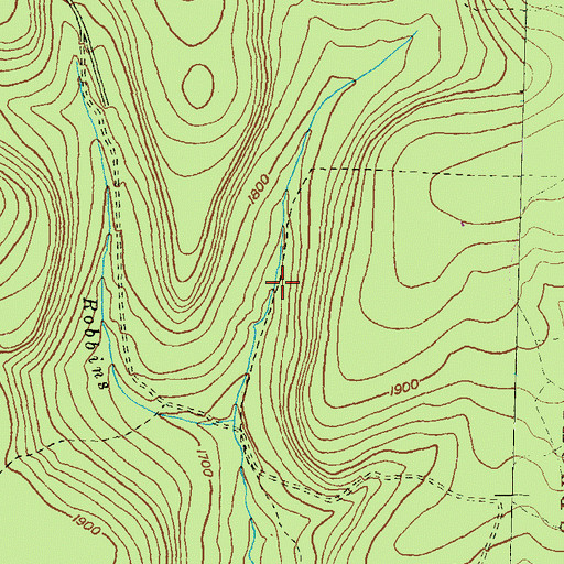 Topographic Map of Sinking Spring Trail, PA
