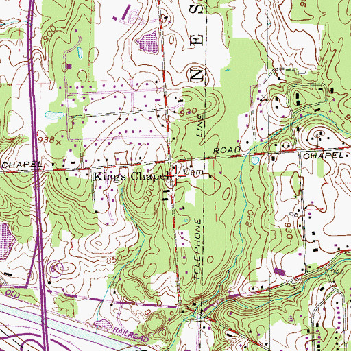 Topographic Map of Shanango School (historical), PA