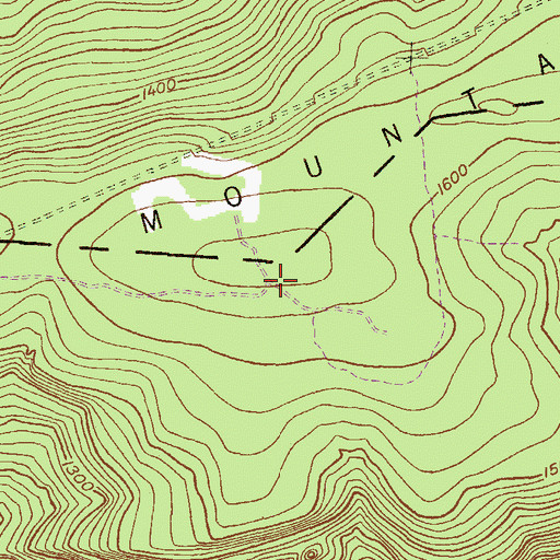 Topographic Map of Northkill Path, PA