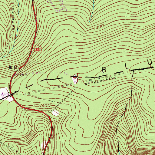 Topographic Map of Swatara Path, PA