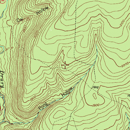 Topographic Map of Boone Road Trail, PA