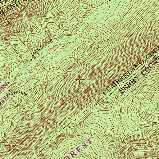 Topographic Map of Cider Path, PA