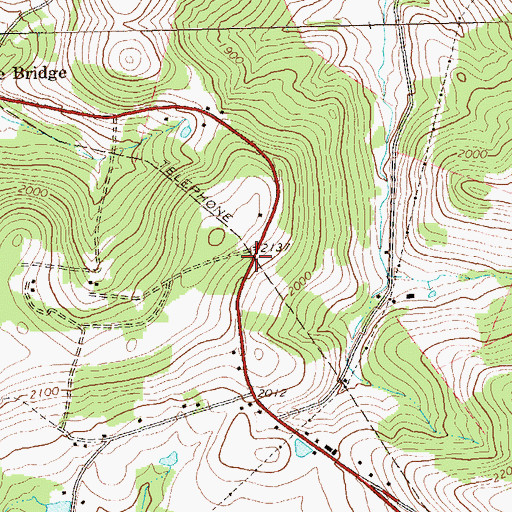 Topographic Map of Walnut Hill School (historical), PA