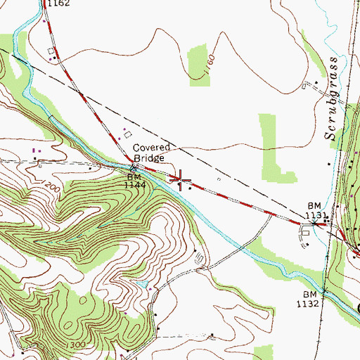 Topographic Map of Union School, PA