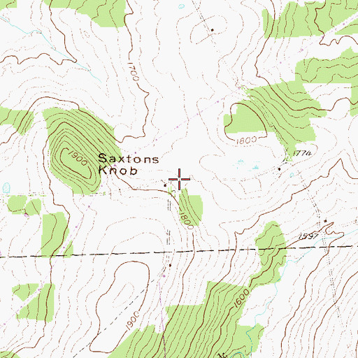 Topographic Map of Aspinwall Corners, PA
