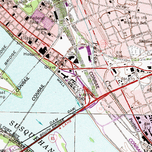 Topographic Map of Shipoke Park, PA
