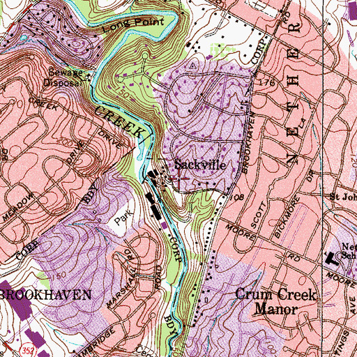 Topographic Map of Todmorden Mills, PA