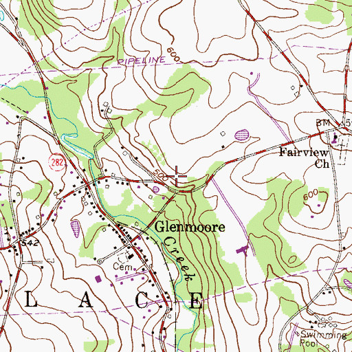 Topographic Map of Norwood, PA