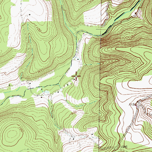 Topographic Map of Sterenouville, PA
