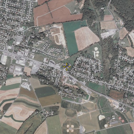 Aerial/Satellite Image of Guilford Hills Elementary School, PA