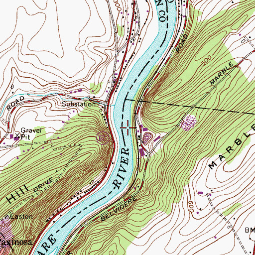 Topographic Map of Waygadt, PA