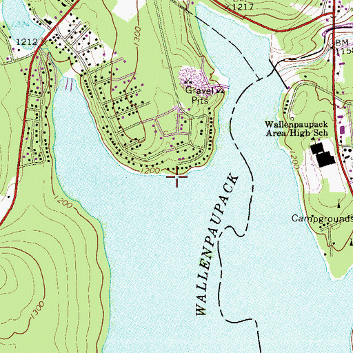 Topographic Map of Mangan Cove, PA