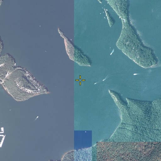 Aerial/Satellite Image of Pennsylvania Fish Commission Launch, PA