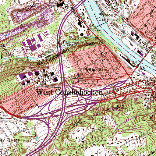Topographic Map of Holiness Christian Church, PA
