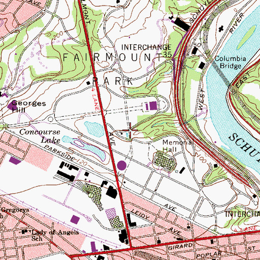 Topographic Map of Japanese House, PA
