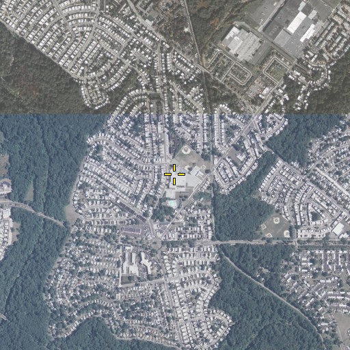 Aerial/Satellite Image of Pollock Elementary School, PA