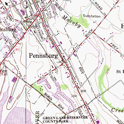Topographic Map of United Church of Christ, PA