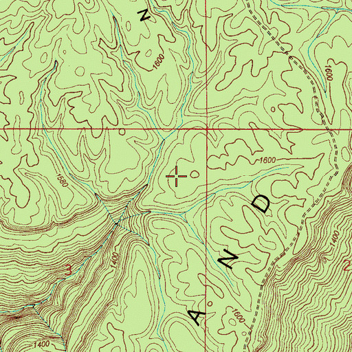 Topographic Map of Jacobs Mountain, AL