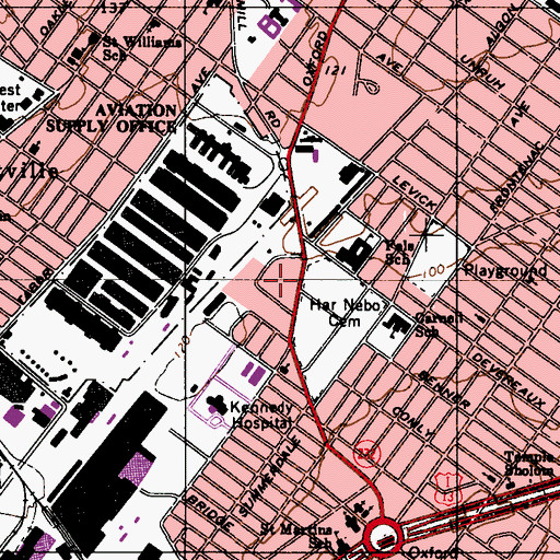 Topographic Map of Protestant Home, PA