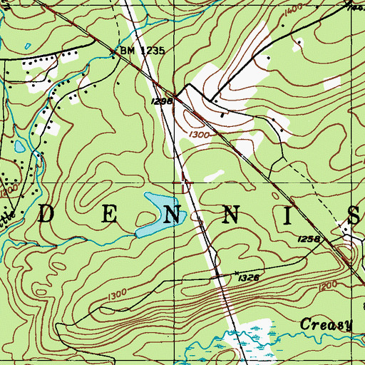Topographic Map of State Game Lands Number 187, PA