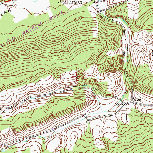 Topographic Map of Weiser State Forest, PA