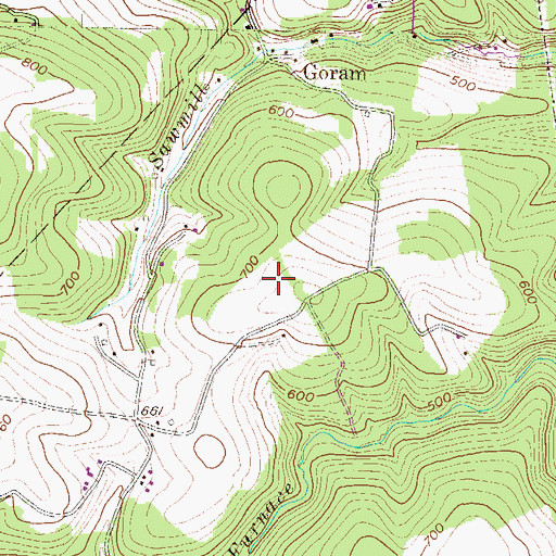 Topographic Map of State Game Lands Number 83, PA