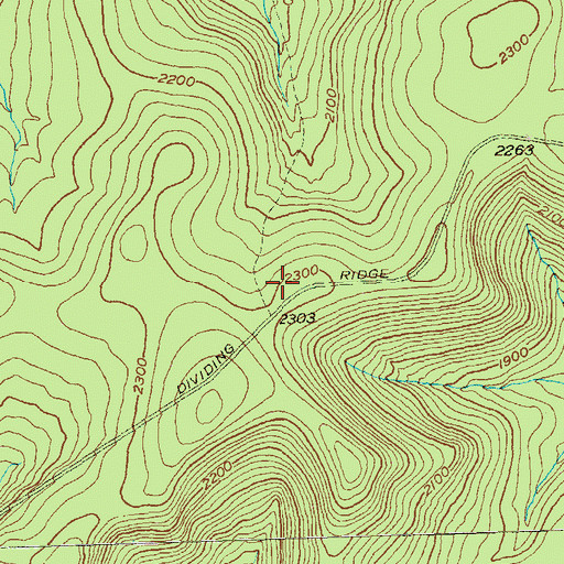 Topographic Map of State Game Lands Number 30, PA